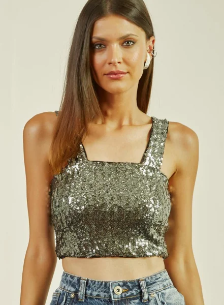Blusa Paetê Forum