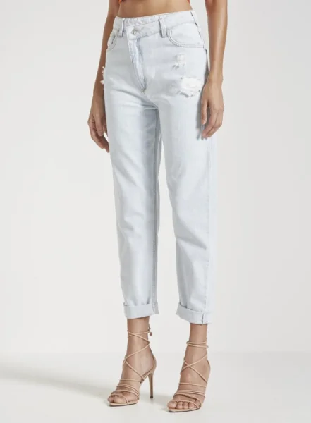 Calça Jeans Carrot Com Dobra Forum