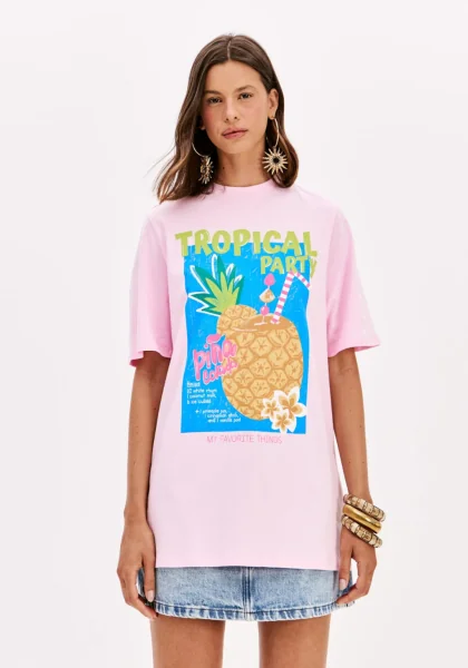 T-shirt Oversized Alongada My Favorite