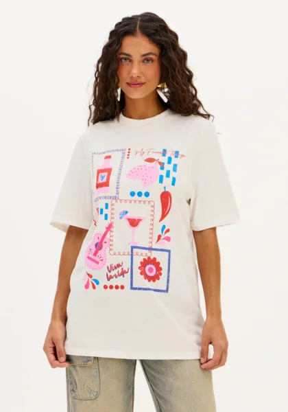 T-shirt Alongada My Favorite