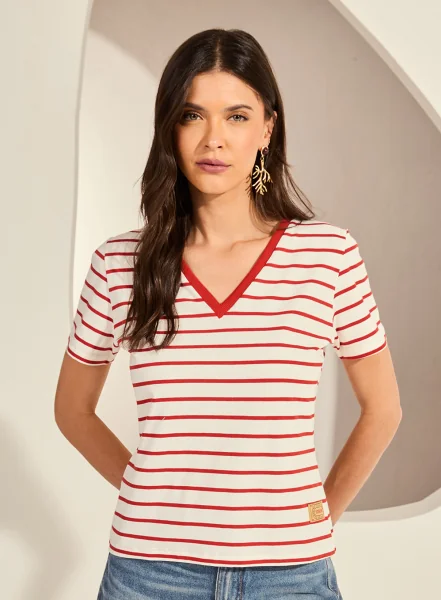 Camiseta Listrada Forum