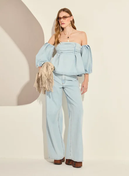 Blusa Jeaans Forum