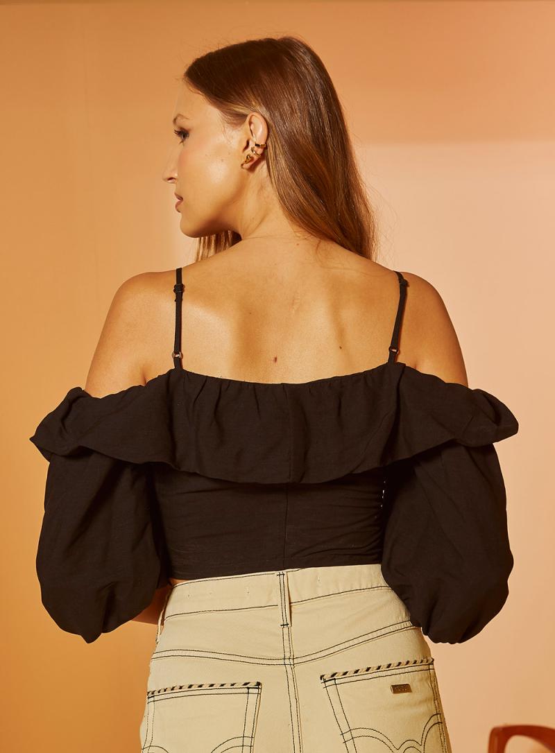 Blusa Linho Forum