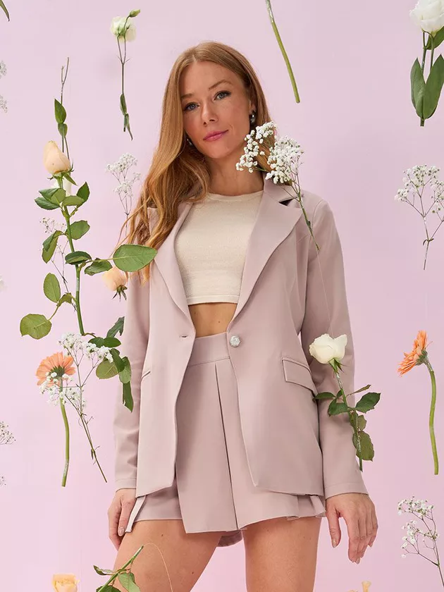 Short Saia Flor Linda