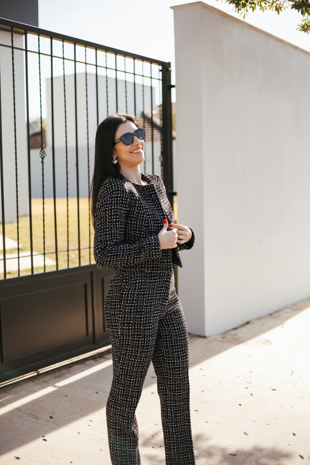 Calça Tweed Malise