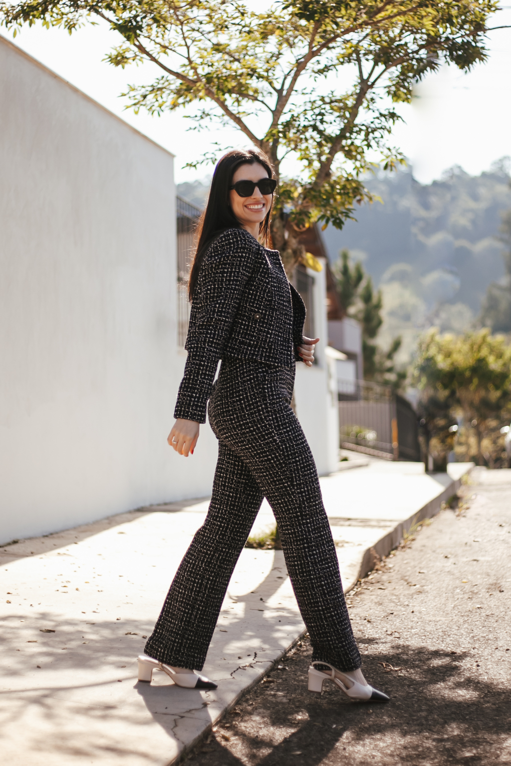 Calça Tweed Malise