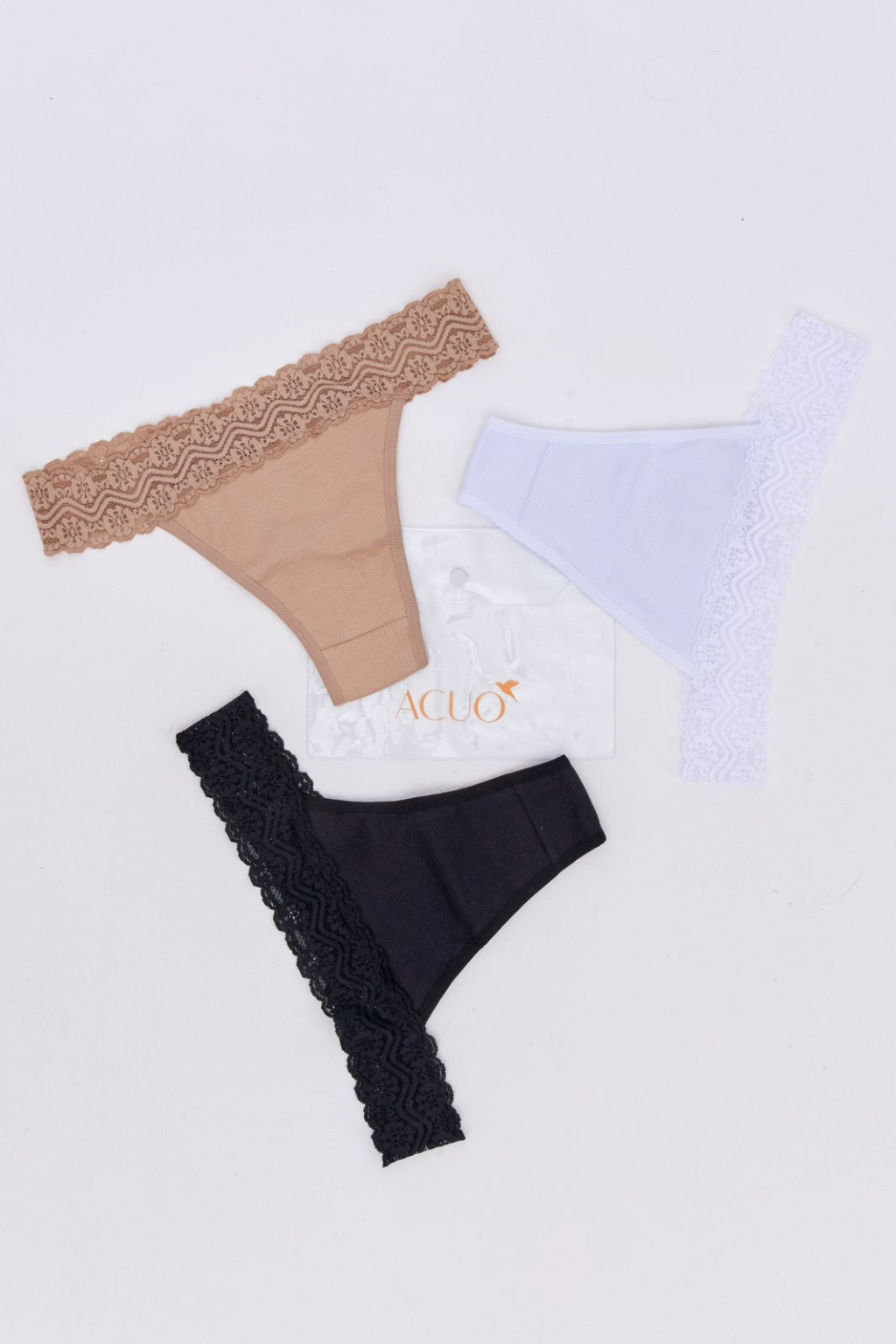 Kit Calcinha Com Renda Diversas Acuo