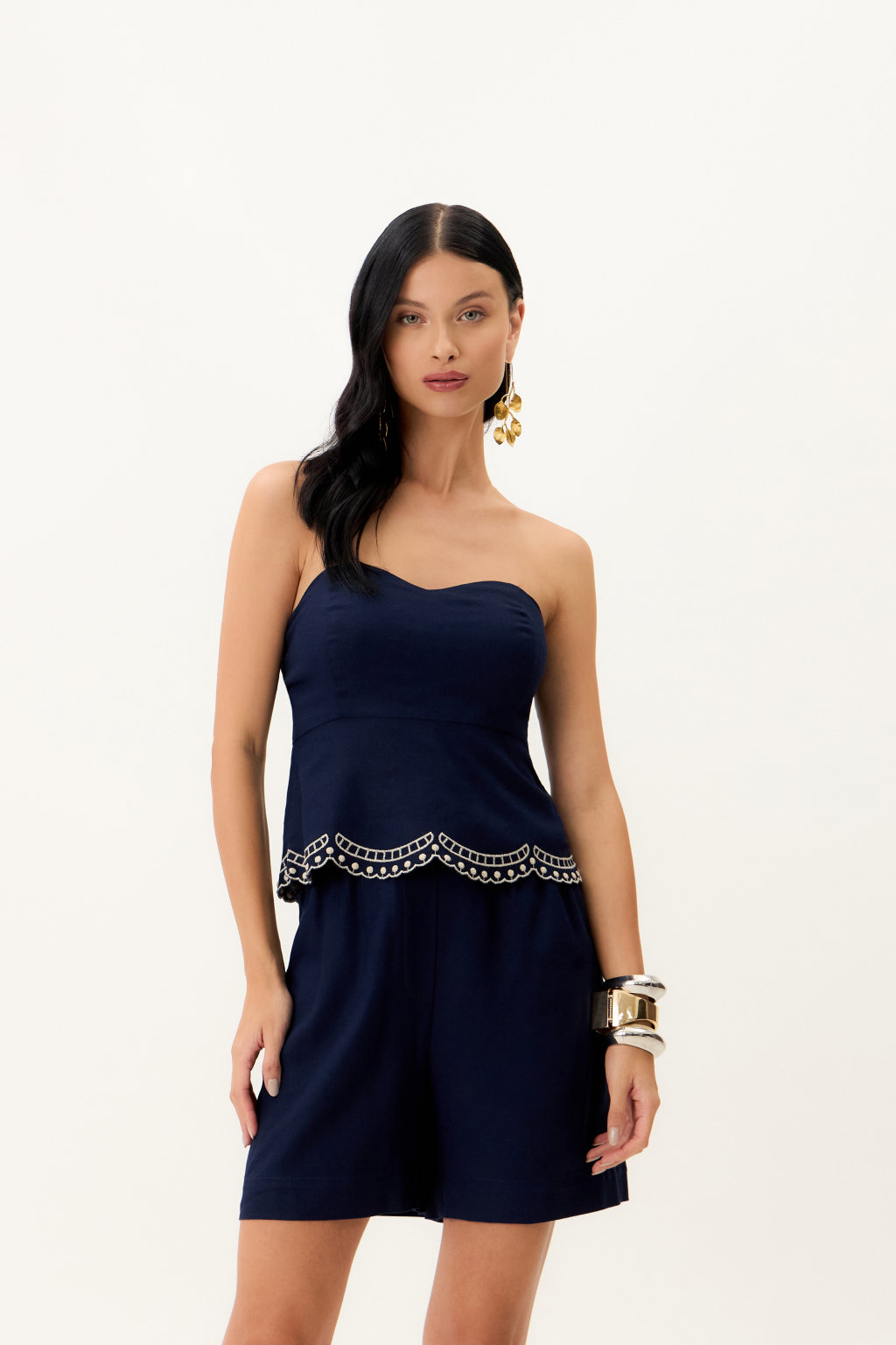 Coordenado Bermuda e Blusa Carlota Costa