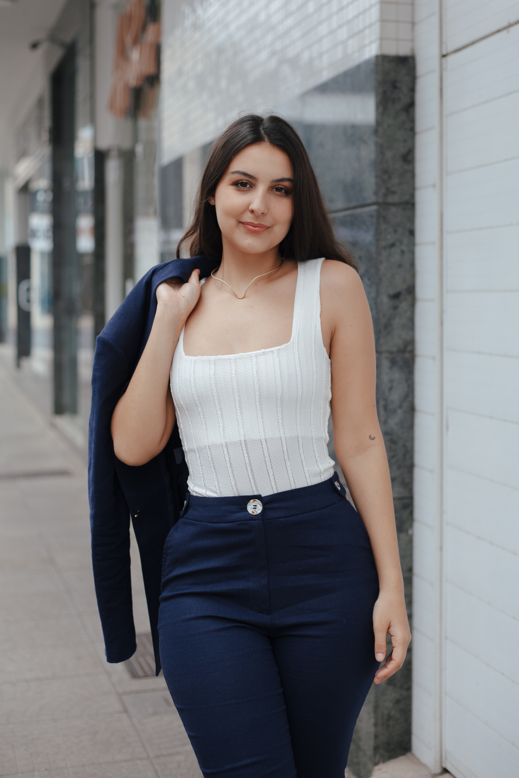 Calça Reta  Linho Malise
