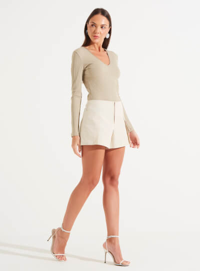 Blusa Canelada Forum