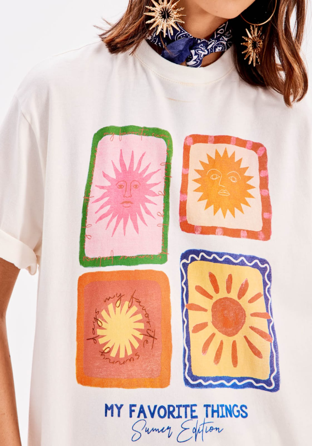 T-shirt Oversizet Alongada My Favorite