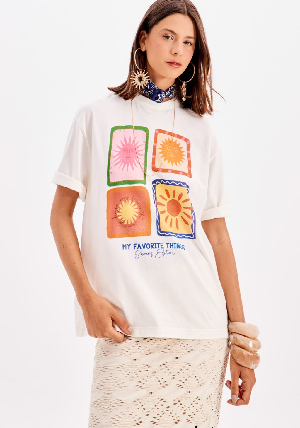 T-shirt Oversizet Alongada My Favorite
