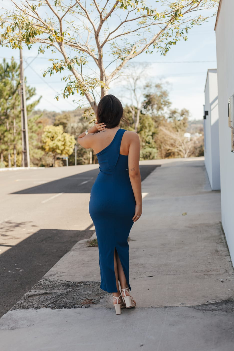 Vestido Midi Canelado My Favorite