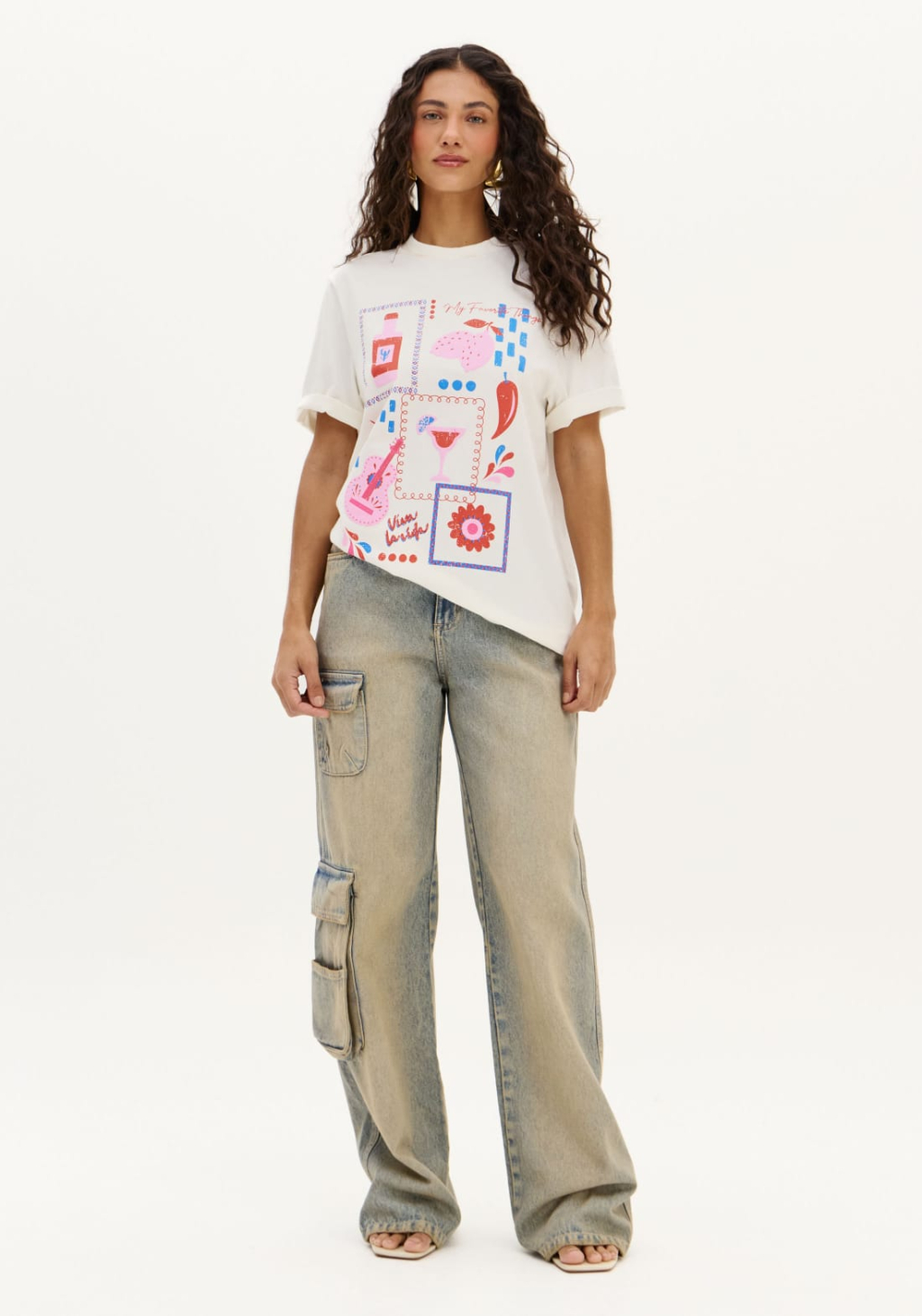 T-shirt Alongada My Favorite
