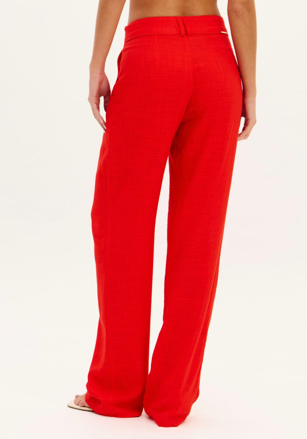 Calça Reta  Linho  My Favorite