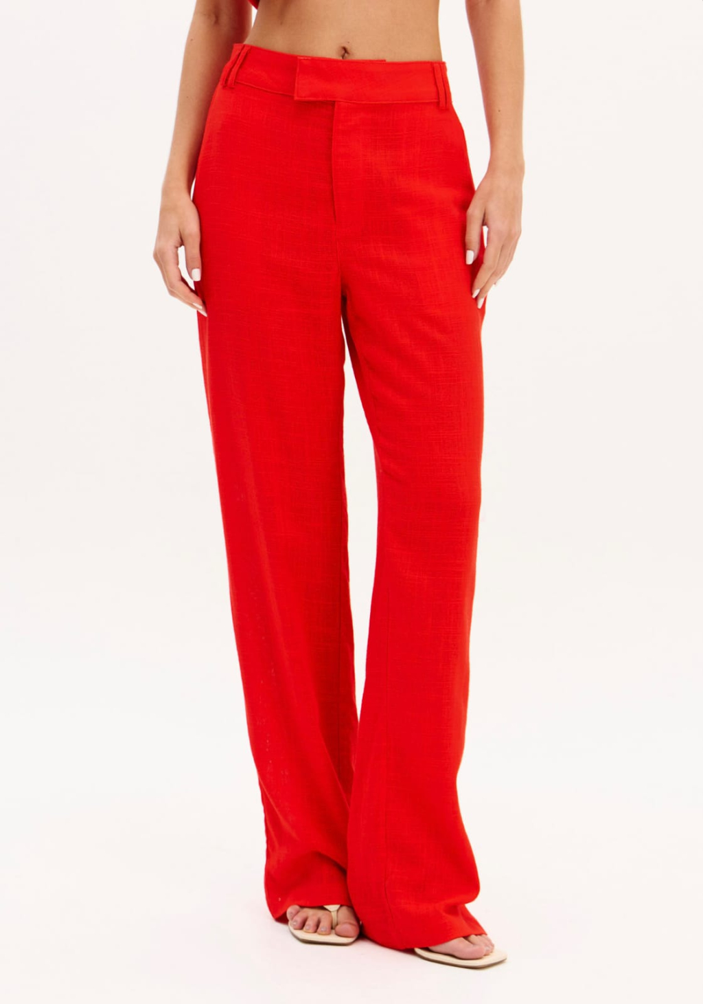 Calça Reta  Linho  My Favorite