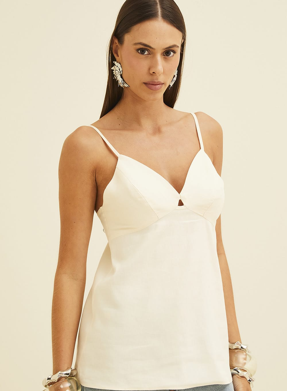 Blusa Linho Forum