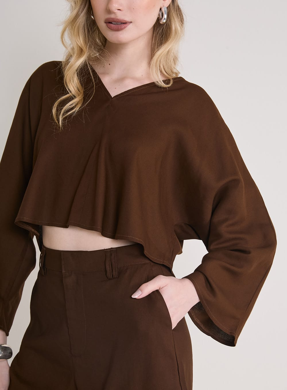 Blusa  Linho Forum