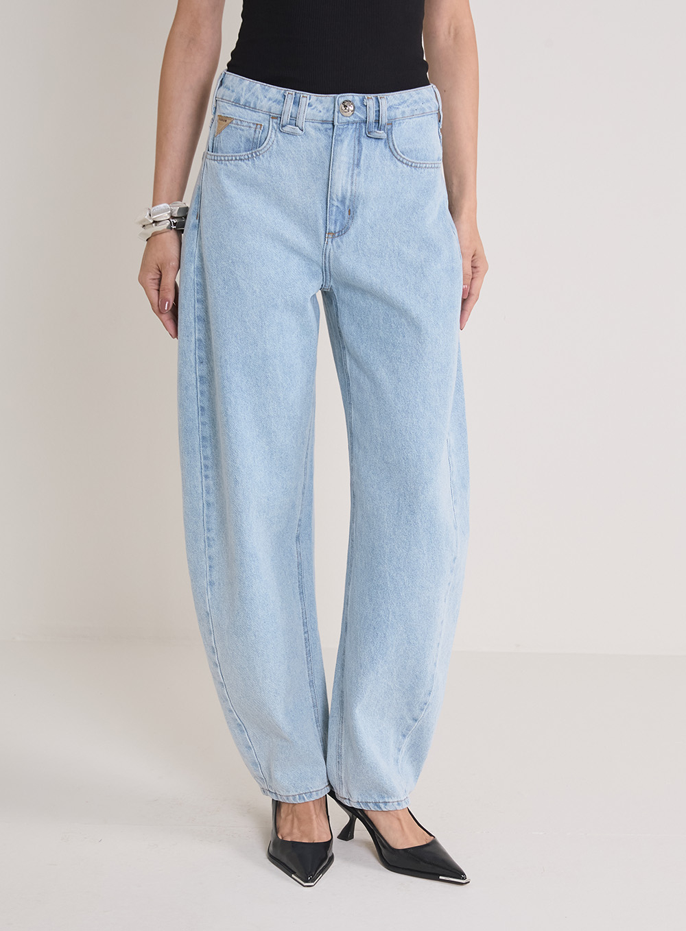 Calça Jeans Barrel  Forum
