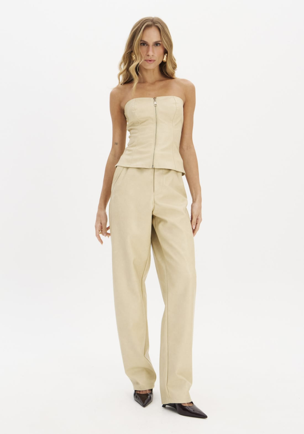 Blusa  Corset Pu  My Favorite