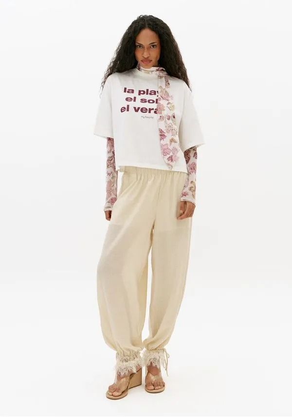 T-shirt Com Lenço My Favoreite
