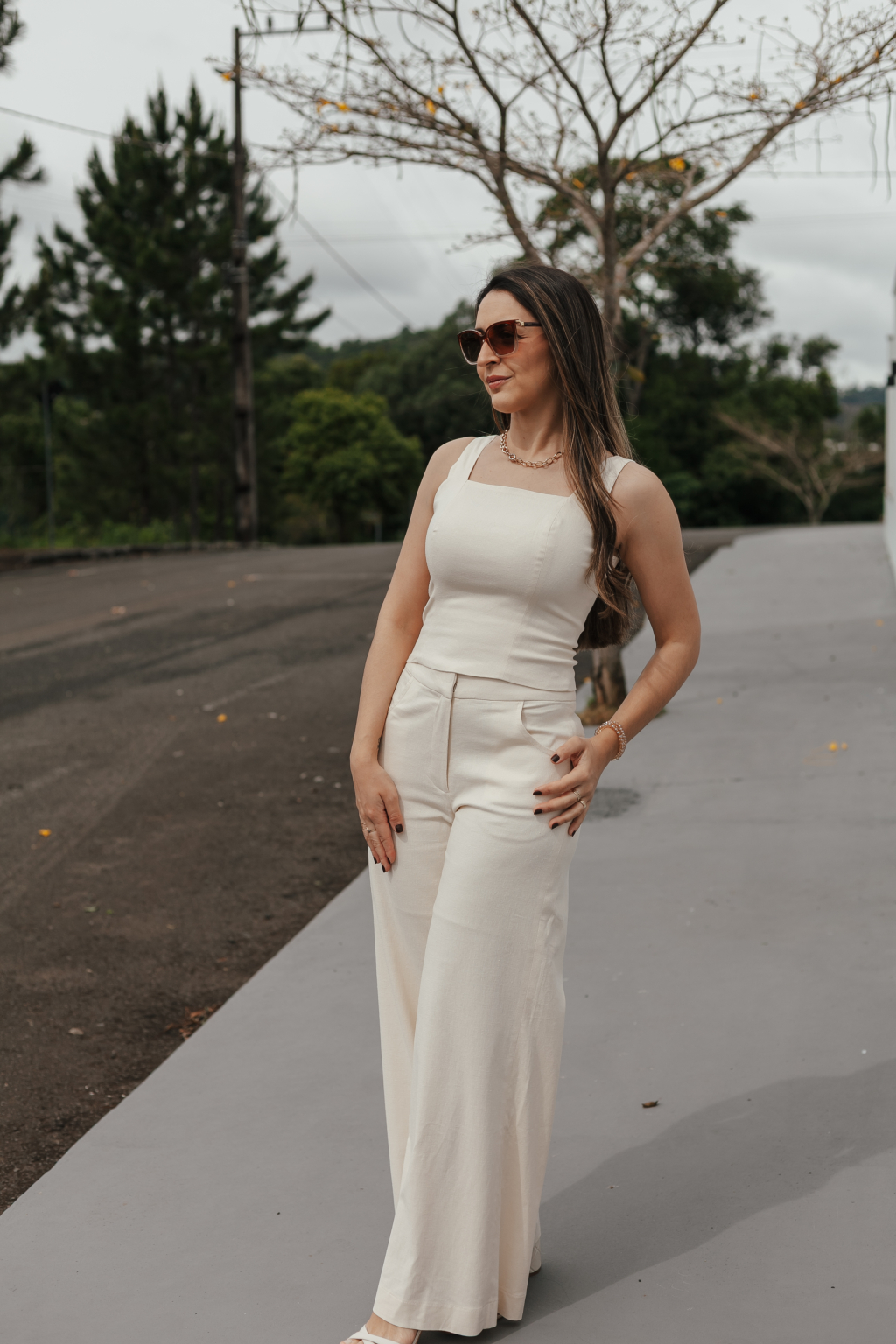 Calça Pantalona Linho Malise