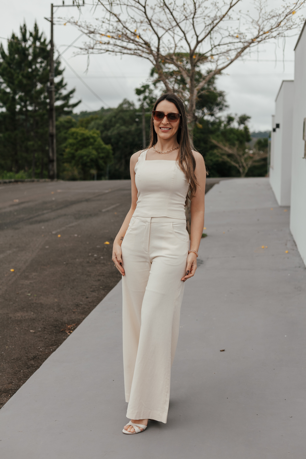 Calça Pantalona Linho Malise