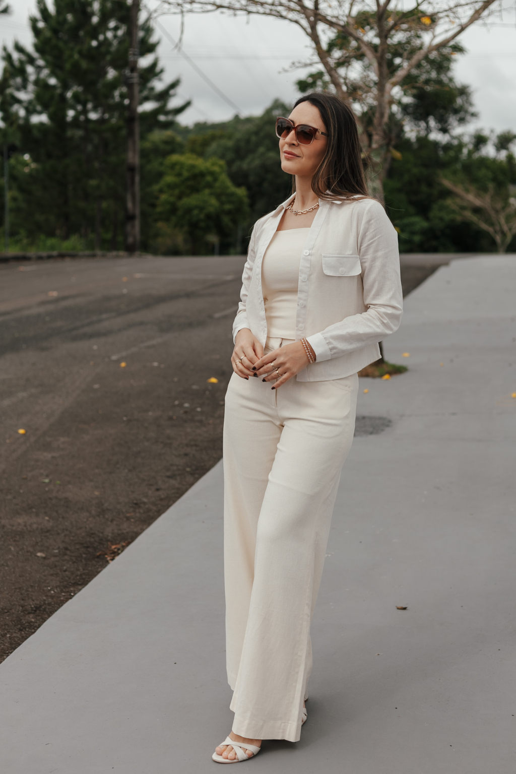 Camisa Curta Linho Malise